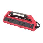 Thumbnail - 8 Outlet Power Station with 2 USB Outlets and Detachable Work Light 15 Amp - 01