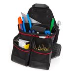 Thumbnail - 13 Compartment Work Belt Framer Pouch with Hammer Loop - 31