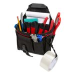 Thumbnail - 12 Compartment Work Belt Utility Pouch with Tape Loop - 31