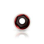 Thumbnail - 1 2 Inch Drive 21mm Sleeved Impact Socket Red - 21