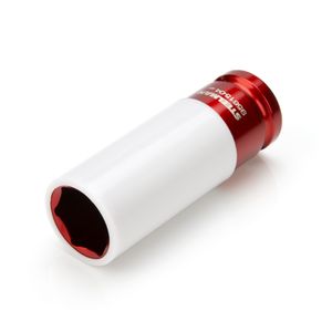 1 2 Inch Drive 21mm Sleeved Impact Socket Red