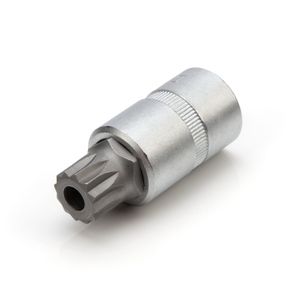 16mm 1/2-Inch Drive 12-Point Triple Square Tamper-Proof Transmission Drain Plug Bit Socket