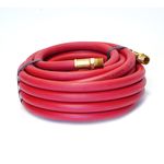 Thumbnail - 30 Foot x 3 8 Inch Rubber Air Hose with 3 8 inch NPT Fittings - 21