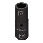 Thumbnail - 1 2 Inch Drive 17mm by 19mm Impact Flip Socket - 01