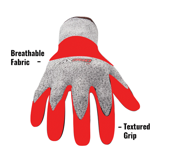 Breathable Fabric.Textured Grip