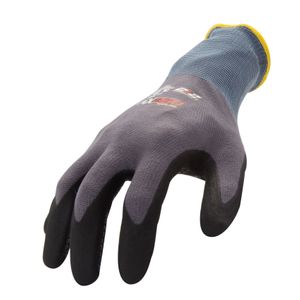 AX360 Seamless Knit Nitrile Dipped Dotted Grip Work Gloves