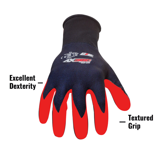 Excellent Dexterity.Textured Grip