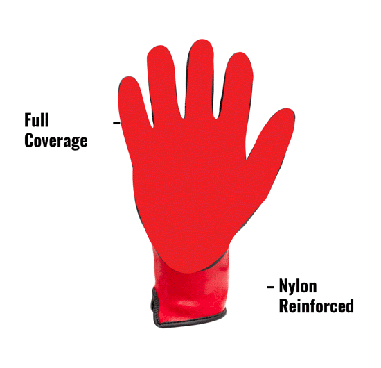 Natural Latex.Double Dipped Grip