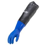Thumbnail - Heat and Liquid Resistant Elbow Length Gloves - 01
