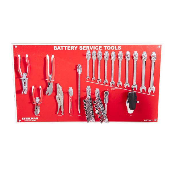 Tools & Equipment Steelman 42004 4Way Battery Terminal Cleaning Tool