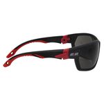 Thumbnail - Premium Anti Fog Smoke Grey Tinted Lens Safety Glasses with Removeable Headband in Black and Red - 11