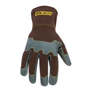 Reinforced Knuckle Leather Palm Work Glove