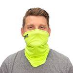 Thumbnail - Protective Neck Gaiter Face Cover in Hi Viz Yellow - 51