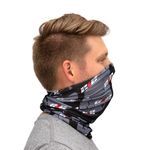 Thumbnail - Protective Neck Gaiter Face Cover in 212 Pattern - 61