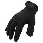 Thumbnail - GSA Compliant Fire Resistant Premium Leather Operator Gloves in Black - 01