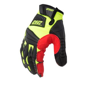 Impact Resistant Super Hi Viz Work and Utility Gloves