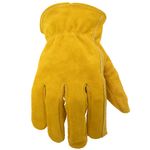 Thumbnail - Leather Driver Work Gloves Golden Brown - 11