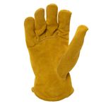 Thumbnail - Leather Driver Work Gloves Golden Brown - 21