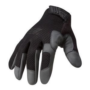 High Abrasion Air Mesh Cut 3 Touch Screen Gloves in Black