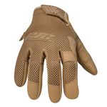 Thumbnail - High Abrasion Air Mesh Cut Resistant 3 Touch Screen Gloves in Coyote - 11
