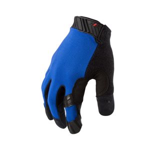 Silicone Grip Touch Screen Mechanic Gloves in Blue
