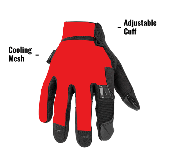 Cooling Mesh.Adjustable Cuff