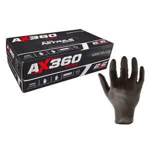 AX360 5mil Nitrile Disposable Gloves Latex Free 100 Count 