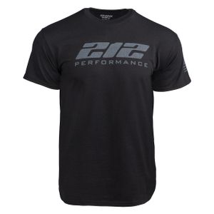 212 Performance Logo Tee in Black and Gray