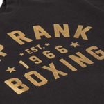Thumbnail - Top Rank Boxing Est 1966 Crew Neck Sweatshirt in Gold on Black - 11