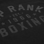 Thumbnail - Top Rank Boxing Est 1966 in Black on Black Tee - 11
