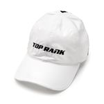 Thumbnail - Womens Top Rank Logo Sport Hat with Magnetic Pony Tail Closure in White Small Medium - 01