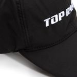 Thumbnail - Womens Top Rank Logo Sport Hat with Magnetic Pony Tail Closure in Black Small Medium - 21