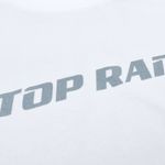 Thumbnail - Top Rank Logo Tee Gray on White - 11